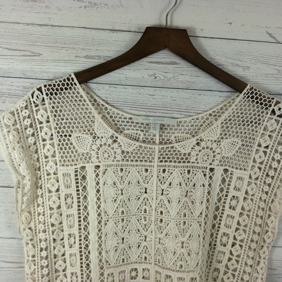 Lauren Conrad Crochet Top Small Boho Cute in Women - Picture 2 of 5